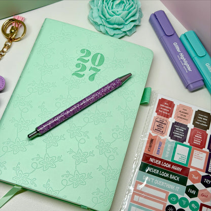 Mint/Lavender 2027 Planner Bundle