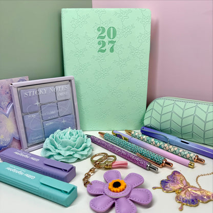 Mint/Lavender 2027 Planner Bundle