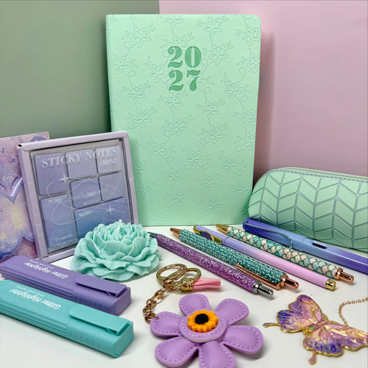 Mint/Lavender 2027 Planner Bundle
