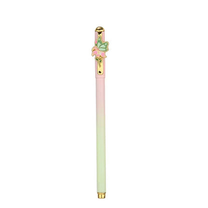 Floral Metal Gel Pen