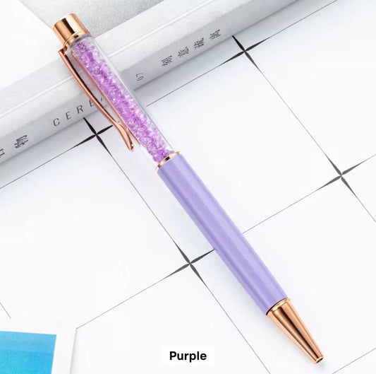 Lavender Crystal Pen