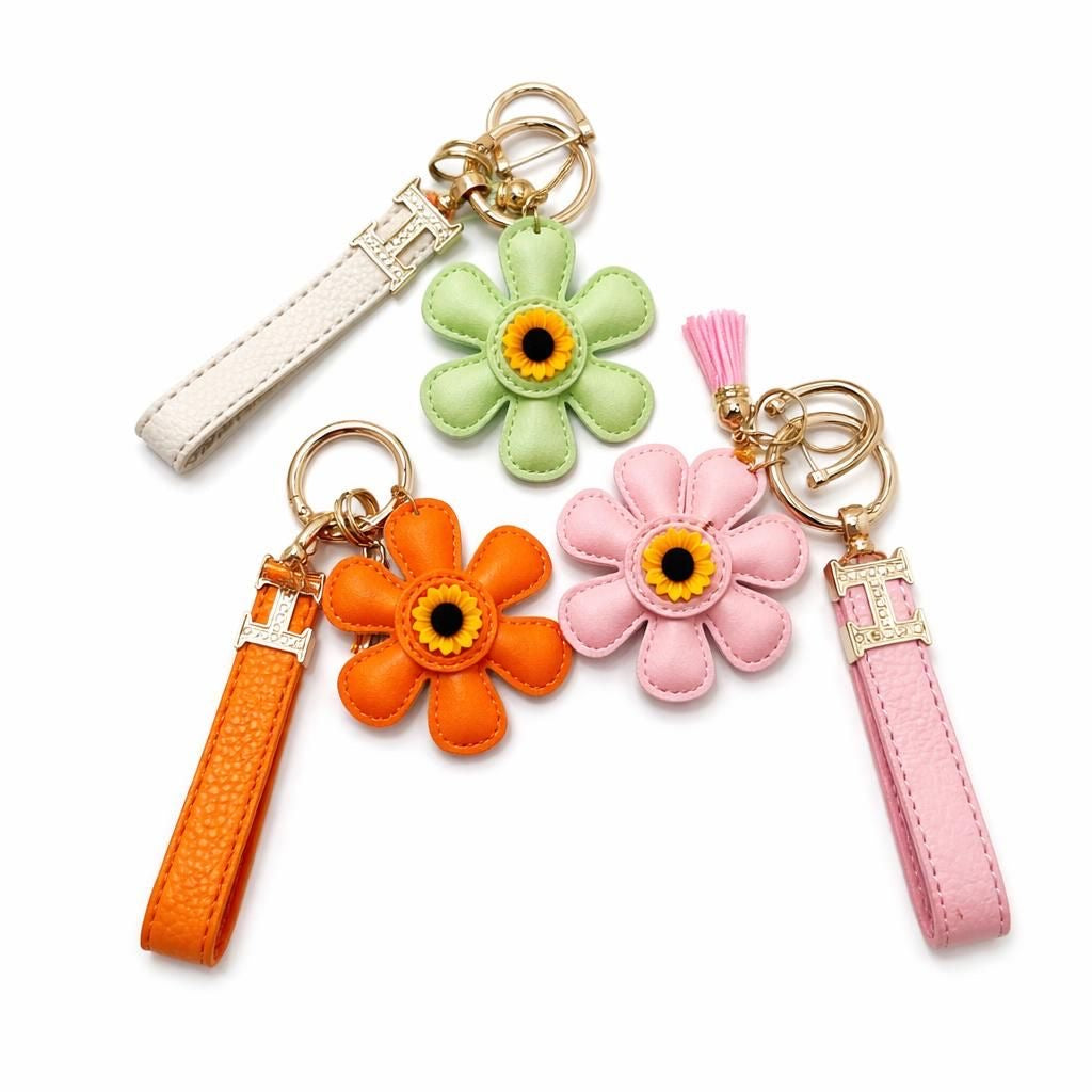 Sunflower Keychain
