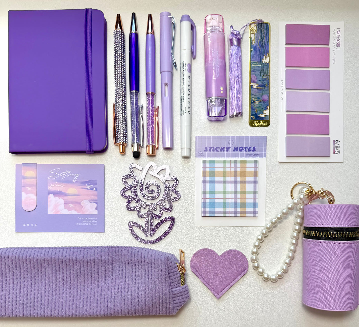 Purple Bundle w/coin purse