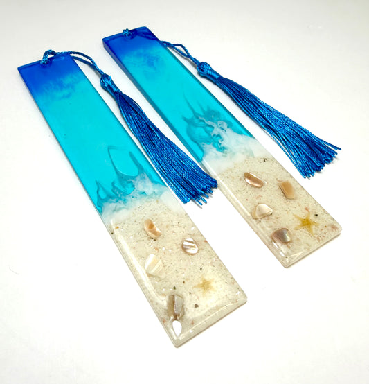 Beach Acrylic Bookmark - 1 pc